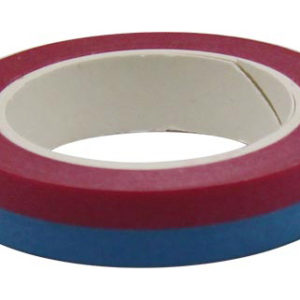 4A Masking Tape,0.4 x 10-inches, Sapphire & Red, 1 roll