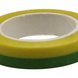 4A Masking Tape,0.4 x 10-inches, Yellow & Green, 1 roll
