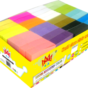 4A Sticky Notes,1 3/8 x 1 7/8 Inches,Small Size,The Adhesive On Longer Side,Neon Assorted,Self-Stick Notes,16 Colors,100 Sheets/Pad,32 Pads/Pack,4A 354832